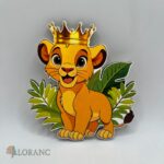 dekorácia na tortu/magnetka - Leví Kráľ 03