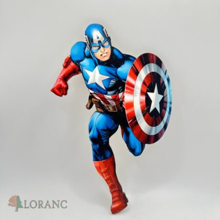 Dekorácia na tortu/magnetka Avenger - Captain America