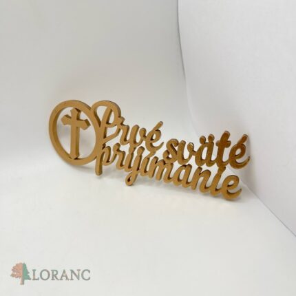 Nápis na tortu/ 1. Sväté prijímanie /zlatá/ 01