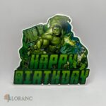 pap. zápich na tortu – Happy Birthday – Hulk 02 – Obrázok 3