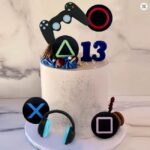 dekorácia na tortu - Game on - konzola SADA