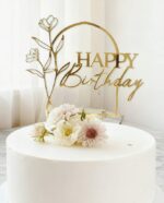 pl.zápich na tortu – Happy Birthday /Zlatá 22/ – Obrázok 2