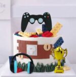 dekorácia na tortu - Game On - konzola SADA – Obrázok 3