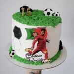 dekorácia na tortu/magnetka - sada Cristiano Ronaldo + číslo + lopta soft – Obrázok 2