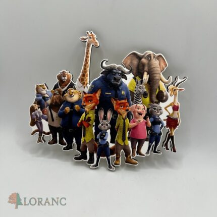 dekorácia na tortu/magnetka – Zootropolis 01