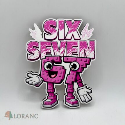 dekorácia na tortu/magnetka – Six Seven 04