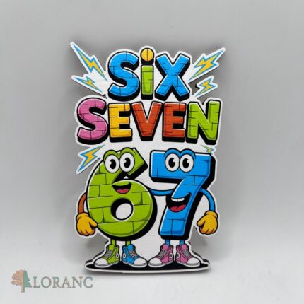 dekorácia na tortu/magnetka – Six Seven 05