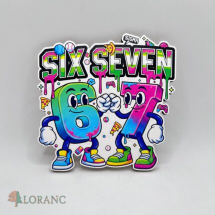 dekorácia na tortu/magnetka – Six Seven 06