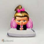 dekorácia na tortu/magnetka - Baby Boss - dievčatko 02