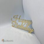 pl.nápis na tortu – Happy Birthday /Zlatá 29/