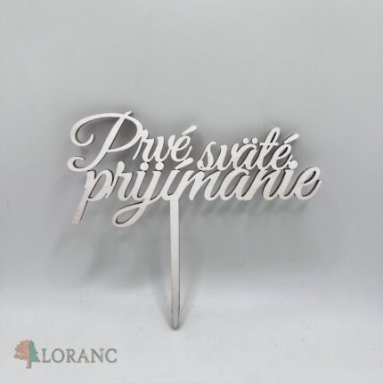 Zápich na tortu 1. Sväté prijímanie 07 /biela/