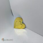 Dekorácia – zlaté srdce/srdiečko 12