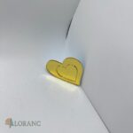 Dekorácia – zlaté srdce/srdiečko 12 – Obrázok 2