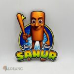 Dekorácia na tortu/magnetka - Tung Tung Tung Sahur 01