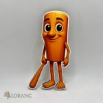 Dekorácia na tortu/magnetka - Tung Tung Tung Sahur 02