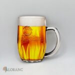 dekorácia na tortu/magnetka – pohár s pivom Plzeň