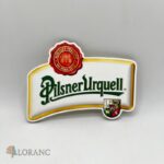 dekorácia na tortu/magnetka – nápis/etiketa Plzeň