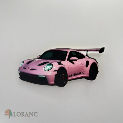 dekorácia na tortu – magnetka – auto – Porsche 04