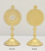 dekorácia na tortu - zlatá monštrancia /prijímanie, birmovka/ – Obrázok 2