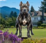 Akrylový zápich na tortu – Americký Pitbul 02 – Obrázok 2