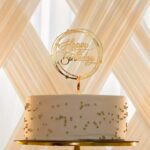 pl.zápich na tortu – Sada – Happy Birthday 08 /zlatá/ 3PACK – Obrázok 2