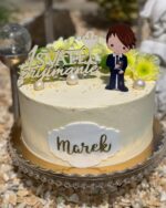 Dekorácia na tortu/magnetka prijímanie - modliaci sa chlapček 03 – Obrázok 3