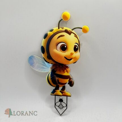 Akrylový zápich na tortu - Včielka