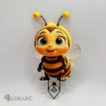 Akrylový zápich na tortu - Včielka