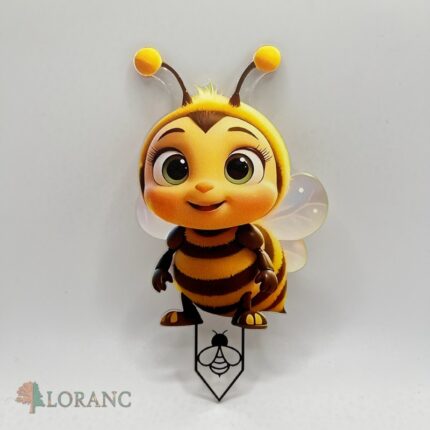 Akrylový zápich na tortu - Včielka