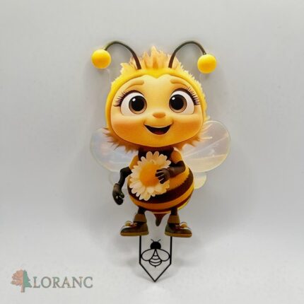 Akrylový zápich na tortu - Včielka