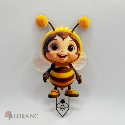 Akrylový zápich na tortu - Včielka