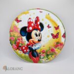 Závesná dekorácia - plaketa - Minnie + motýle