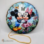 Akrylová závesná dekorácia Minnie + Mickey – Obrázok 2
