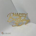 dekorácia na tortu/plastový nápis – Happy Birthday 30