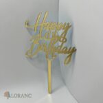 pl.zápich na tortu – Sada – Happy Birthday 13 /zlatá/ 3PACK