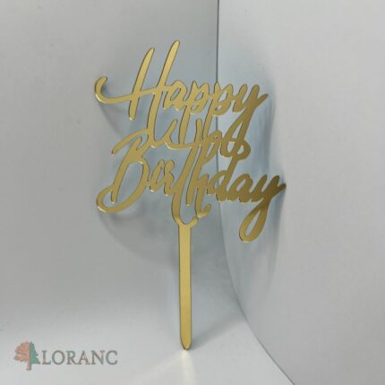 pl.zápich na tortu – Sada – Happy Birthday 13 /zlatá/ 3PACK