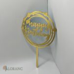 pl.zápich na tortu – Sada – Happy Birthday 11 /zlatá/ 3PACK