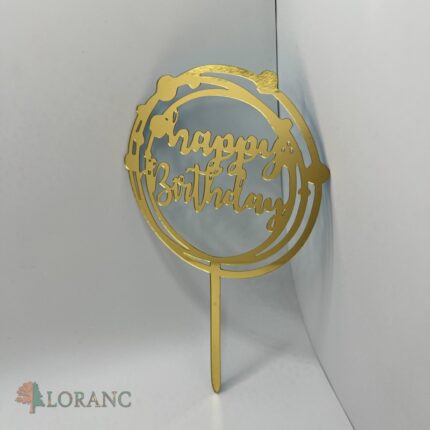 pl.zápich na tortu – Sada – Happy Birthday 11 /zlatá/ 3PACK