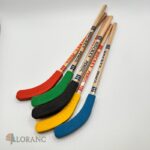 dekorácia na tortu/ceruzka - 2v1 hokejka oranžová – Obrázok 2