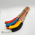 dekorácia na tortu/ceruzka - 2v1 hokejka oranžová – Obrázok 3