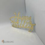 pl.nápis na tortu – Happy Birthday /Zlatá 31/