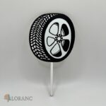 zápich na tortu - pneumatika/koleso