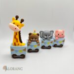 Dekorácia na tortu – vláčik/lokomotíva + vagóniky – Obrázok 4