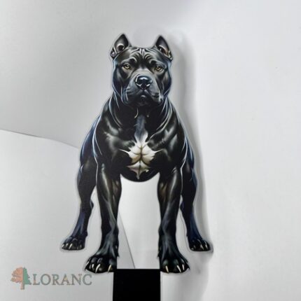 Akrylový zápich na tortu – Americký Pitbul