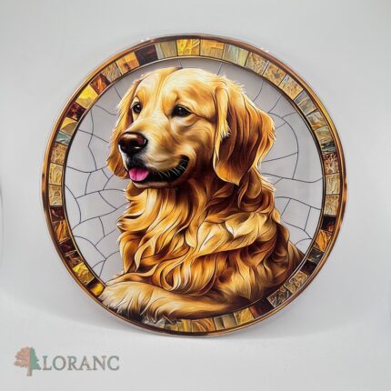 Akrylová závesná dekorácia – Zlatý Retríver/Retriever
