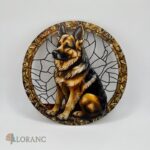 Akrylová závesná dekorácia – Vlčiak