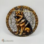 Akrylová závesná dekorácia – Vlčiak – Obrázok 2