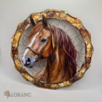 Akrylová závesná dekorácia – Kôň/Koník 02