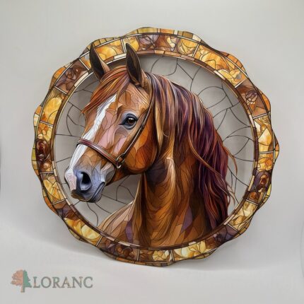 Akrylová závesná dekorácia – Kôň/Koník 02