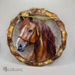 Akrylová závesná dekorácia – Kôň/Koník 02 – Obrázok 2